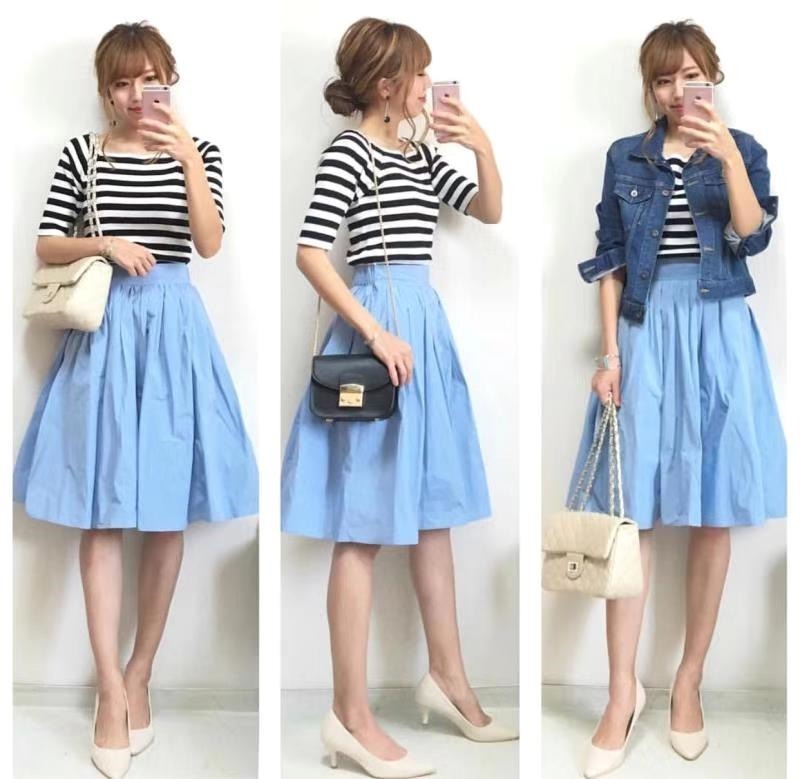 简约|日本博主的半身裙穿搭太惊艳,简约高级又优雅,让人一眼就爱上
