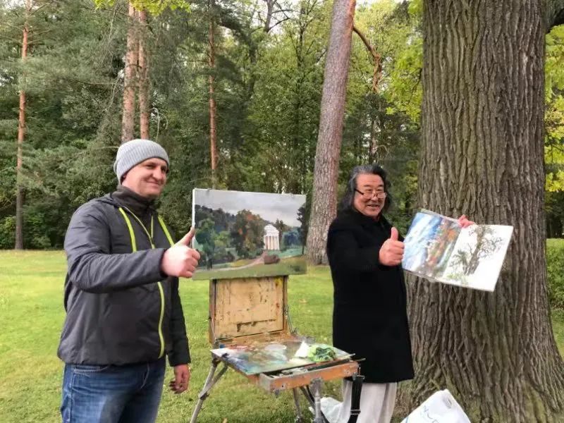 杨大眼造像@中西结合笔传情·锐意创新始通神——张山绘画人物山水艺术新貌