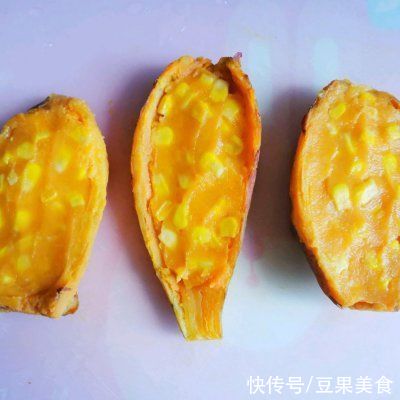 芝士焗红薯|#安佳马苏里拉芝士挑战赛#芝士焗玉米红薯