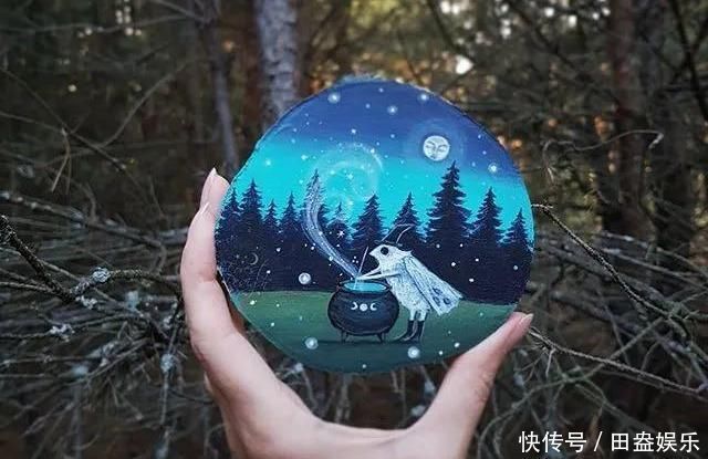 废弃的木头切成了片,竟然这么多地方都用得到,DIY手工绘画