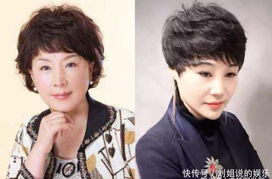 发质|为什么女人老了都喜欢剪短发烫卷发?短发好打理显发量,也更减龄