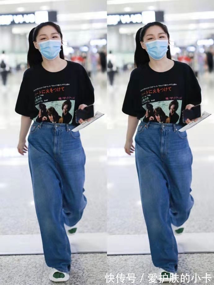 高挑|金靖真是深藏不露!穿一字肩绿色礼服,皮肤白得晃眼身材也吸睛