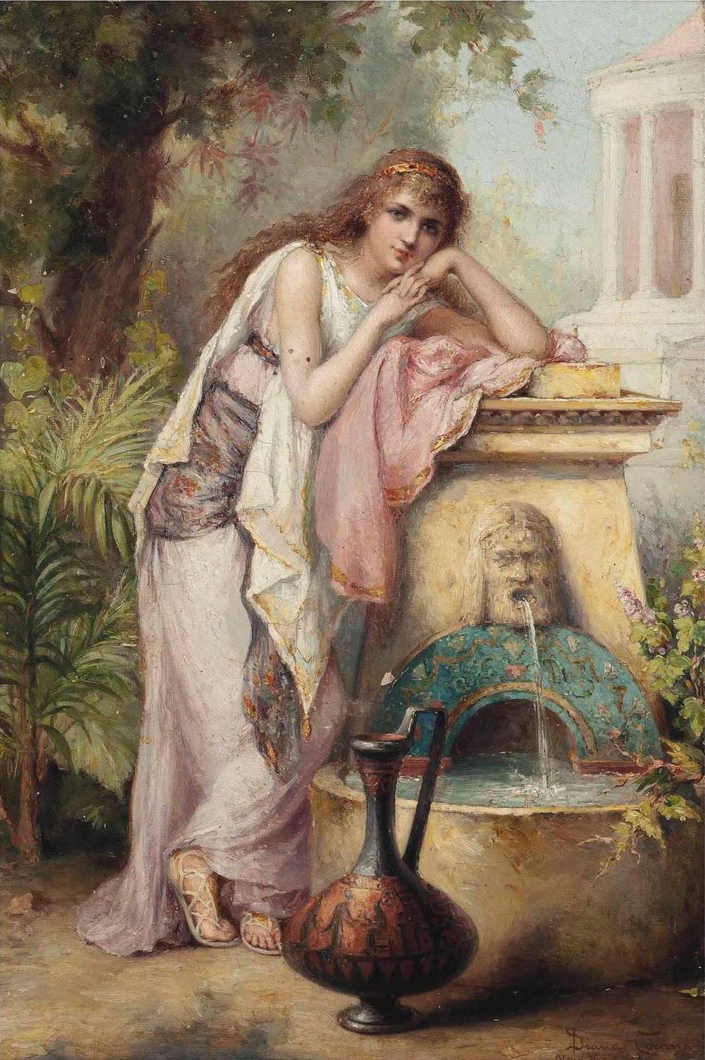 画家&比利时画家?约瑟夫·库曼斯笔下的美女,太迷人!