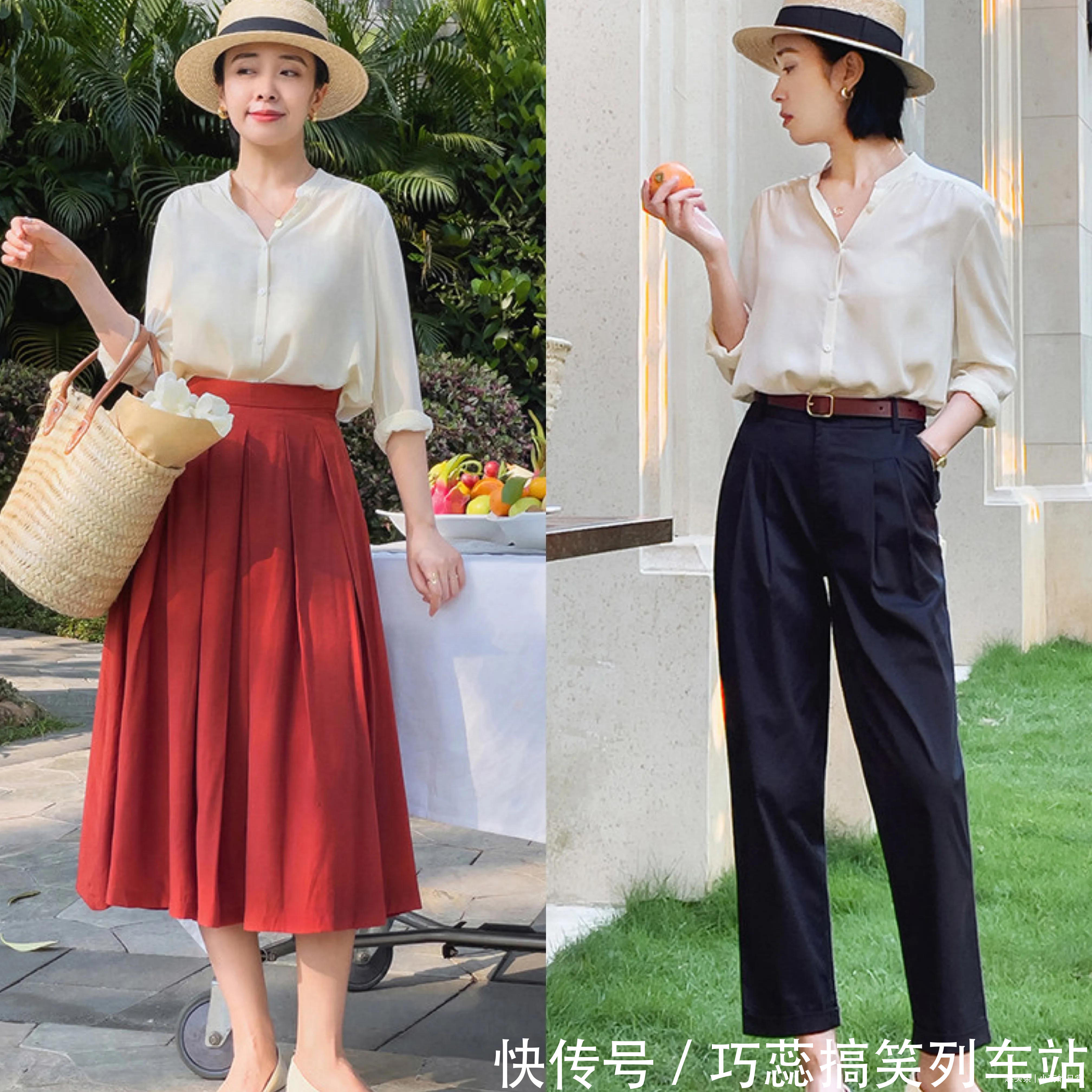 藏青色 悄悄告诉你:“衬衫”今年流行这几款,30+女人也能穿出20岁感觉