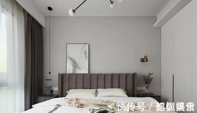 背景墙|107㎡现代轻奢风格装修,时尚精致演绎优雅品位