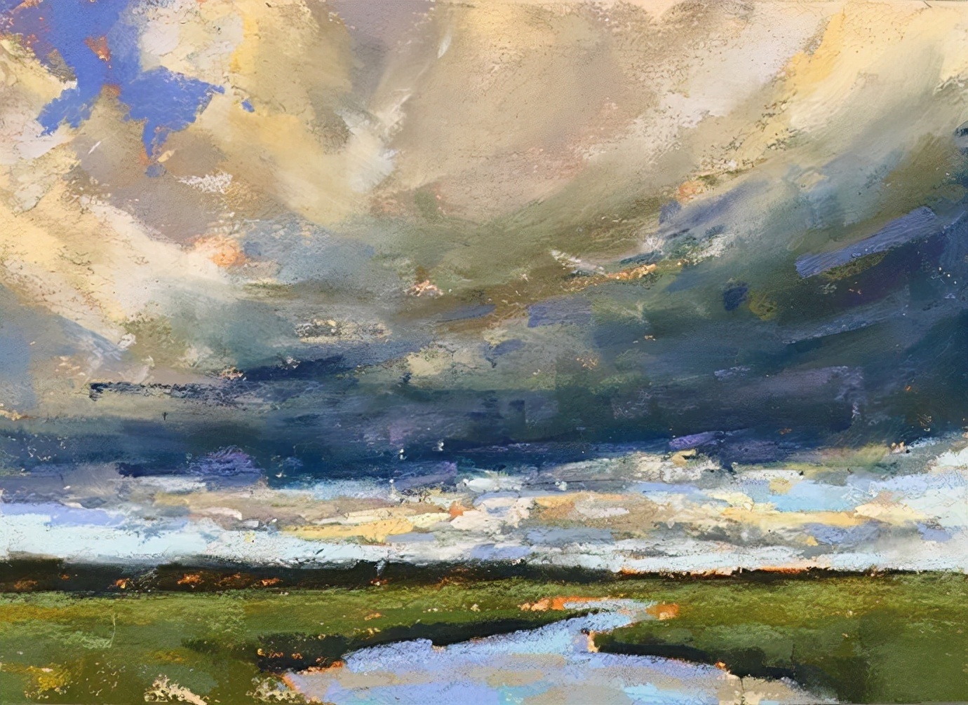 阿奎尔$美国艺术家阿奎尔柔和的风景油画,画里充满了阳光温馨美好(二)