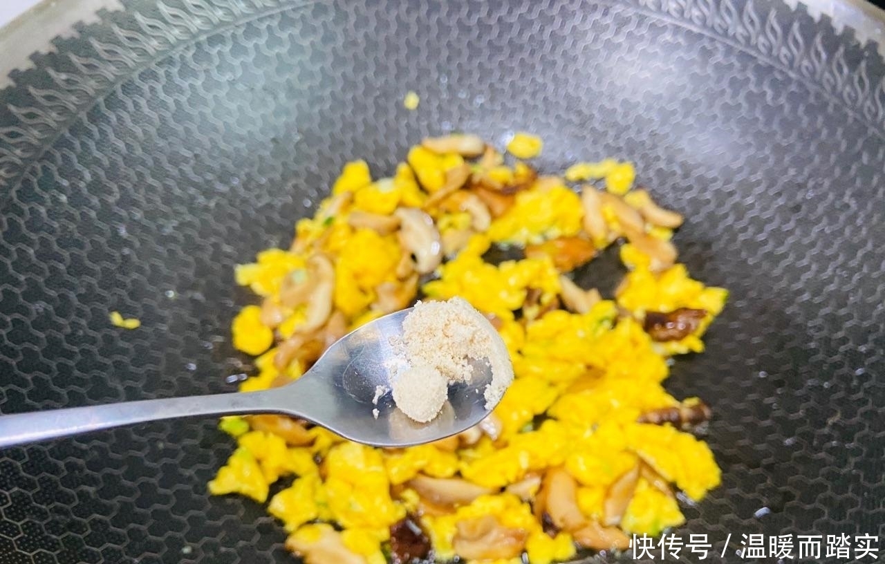 营养健康|好吃的香菇炒鸡蛋,营养健康,美味可口