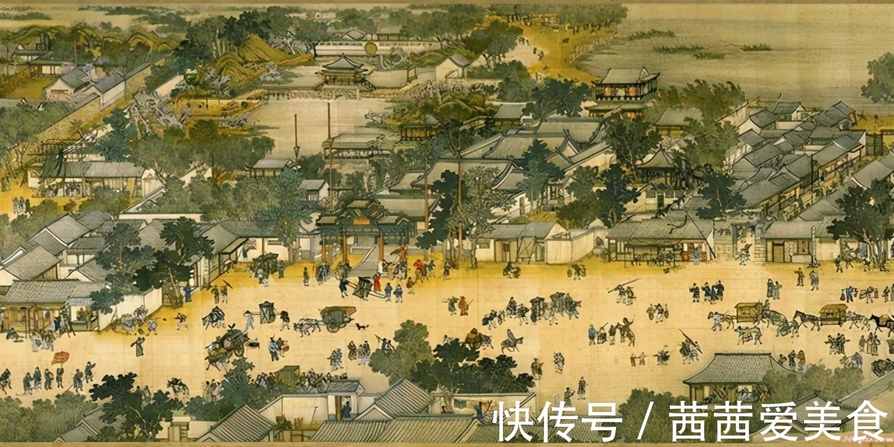 男子@将清明上河图放大100倍,发现一尴尬场景:树下睡觉的男子在干嘛