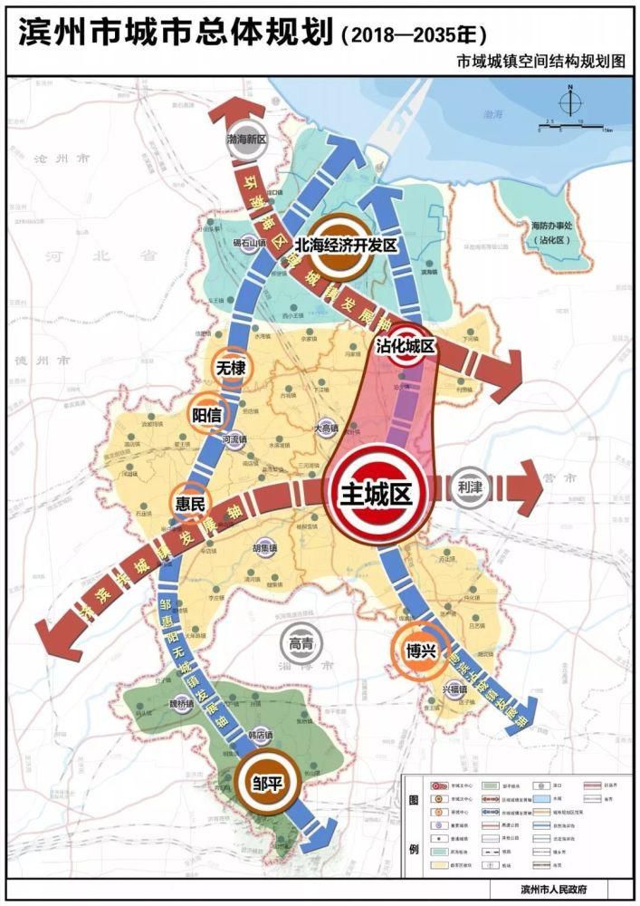 中心城区|2020年滨州市各区县产业招商投资地图分析