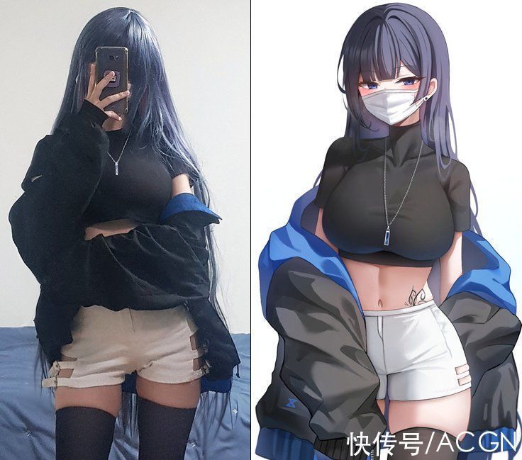 画师$画师笔下的美女都是怎么画出来的?别人我不知道,她照着自己画的