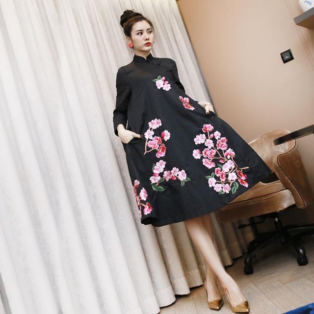 立领|甜美复古旗袍连衣裙!穿上让你的身材更纤细苗条