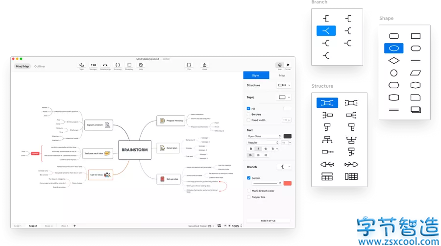 思维导图 XMind 2020 v10.1.3 绿色破解版