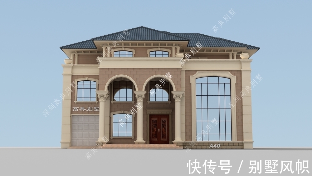 别墅|这款简欧别墅设计,建一栋来居住,看四季的好风景。