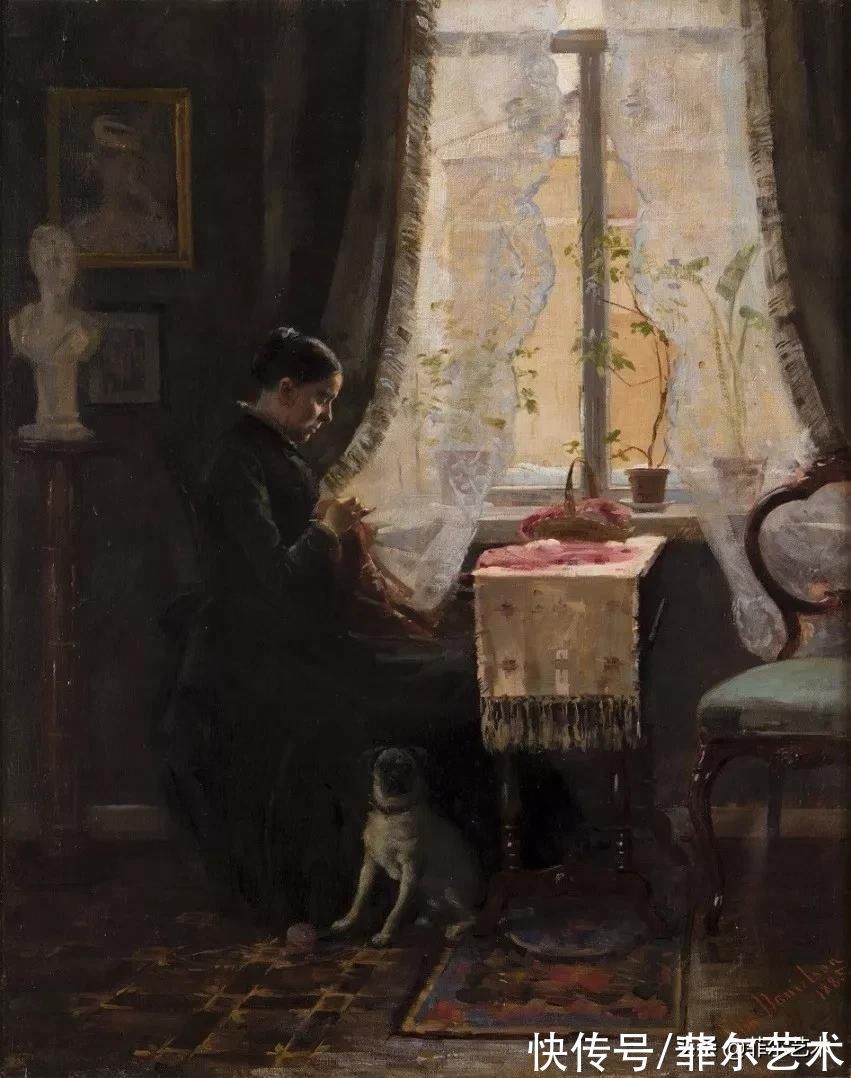 丹尼尔$芬兰第一代女性艺术家之一,艾琳·丹尼尔森的油画作品欣赏