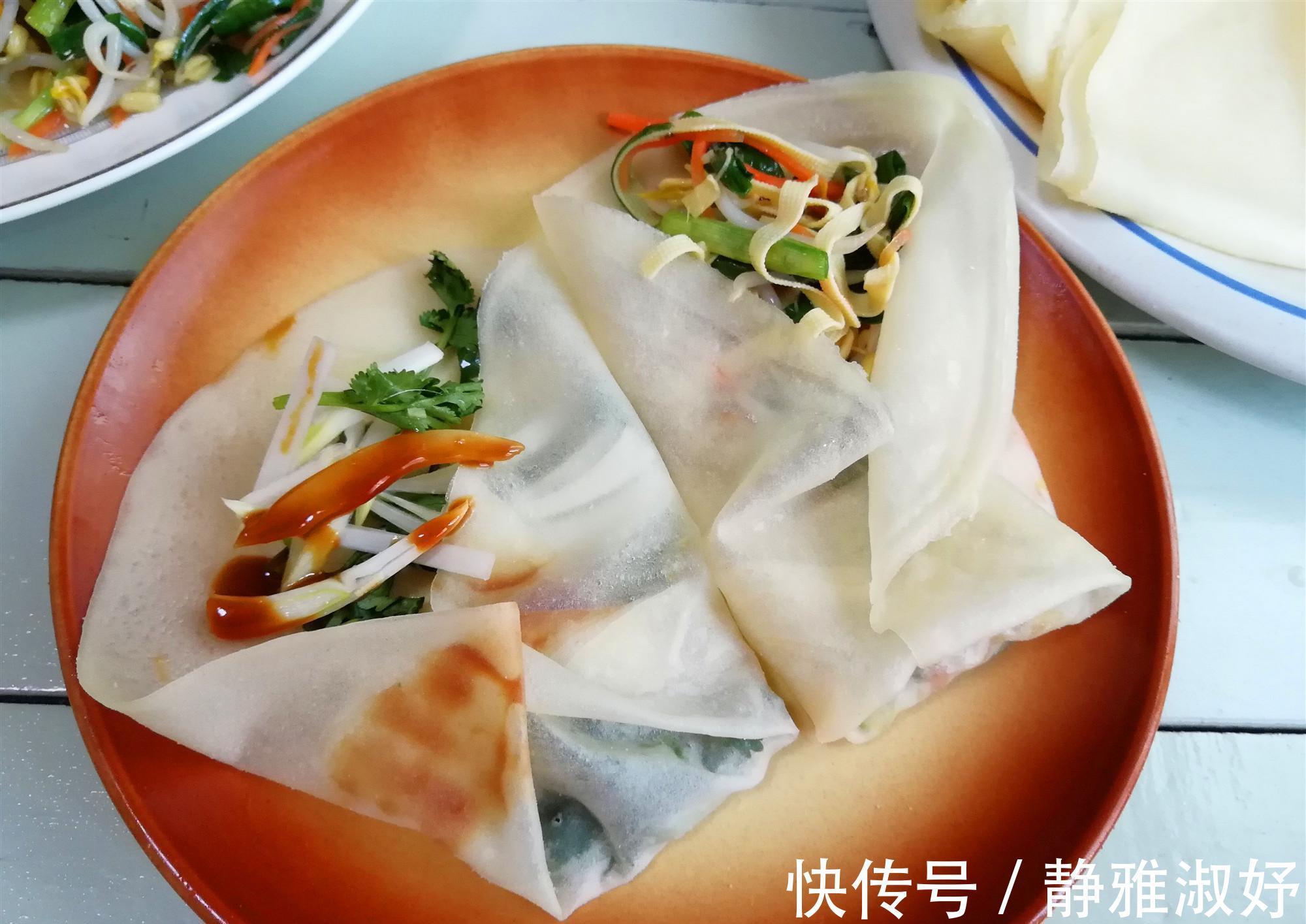 筋道|筋道的薄春饼,放一周都不怕坏,收藏起来吧