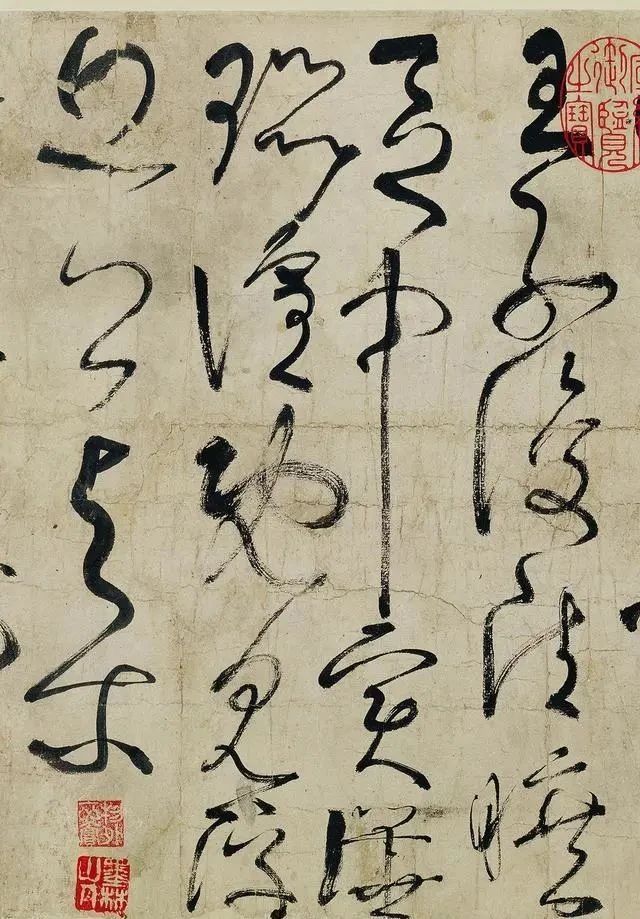 邱振中#古代草书中的“扛鼎之作”,网评:这是鬼画符,皇帝的新衣!