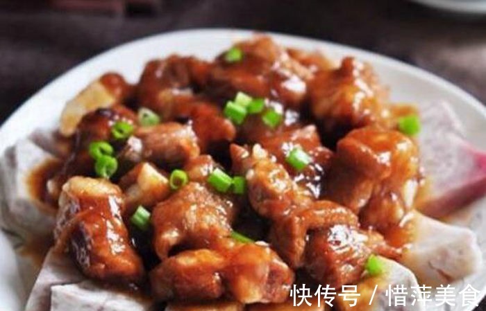菜花|美食推荐烧豆腐，香菇鸡肉腐竹，双花炝番茄，芋头蒸排骨的做法