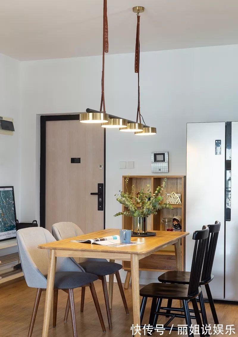 原木|77平简约风格装修设计,开放式餐厨设计,晒到朋友圈却被赞爆了!