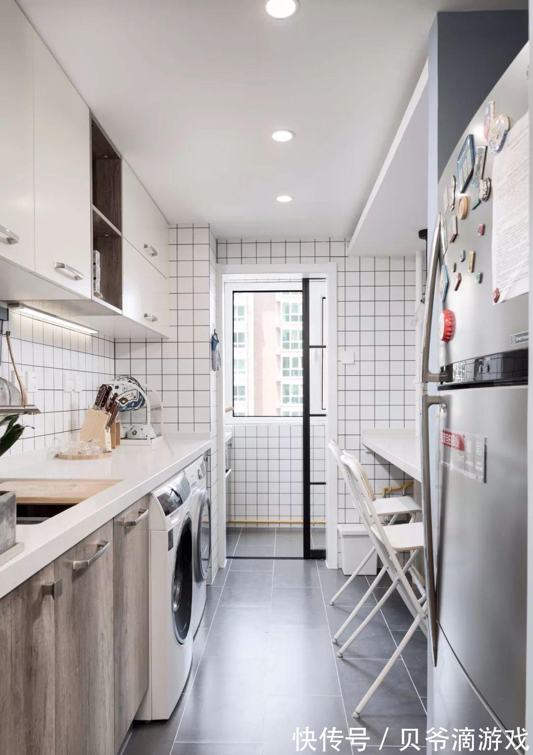 投影布|83平两室一厅,北欧风格,客厅电视和投影布都有,想看啥看啥