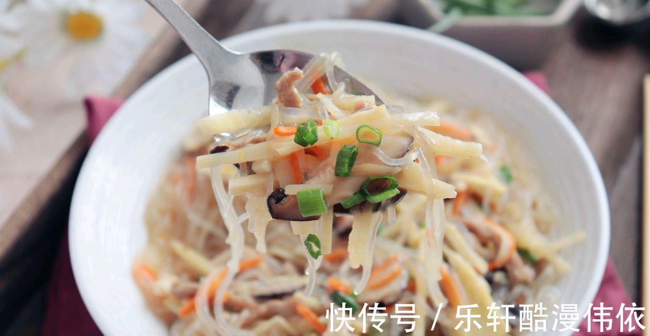 蘑菇|冬笋萝卜一起炒,味道鲜美,营养到位,助力减肥添动力
