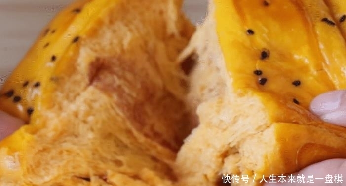 蓬松|孩子爱吃的红薯豆沙吐司,不用烤箱也能做,蓬松暄软,营养又好吃
