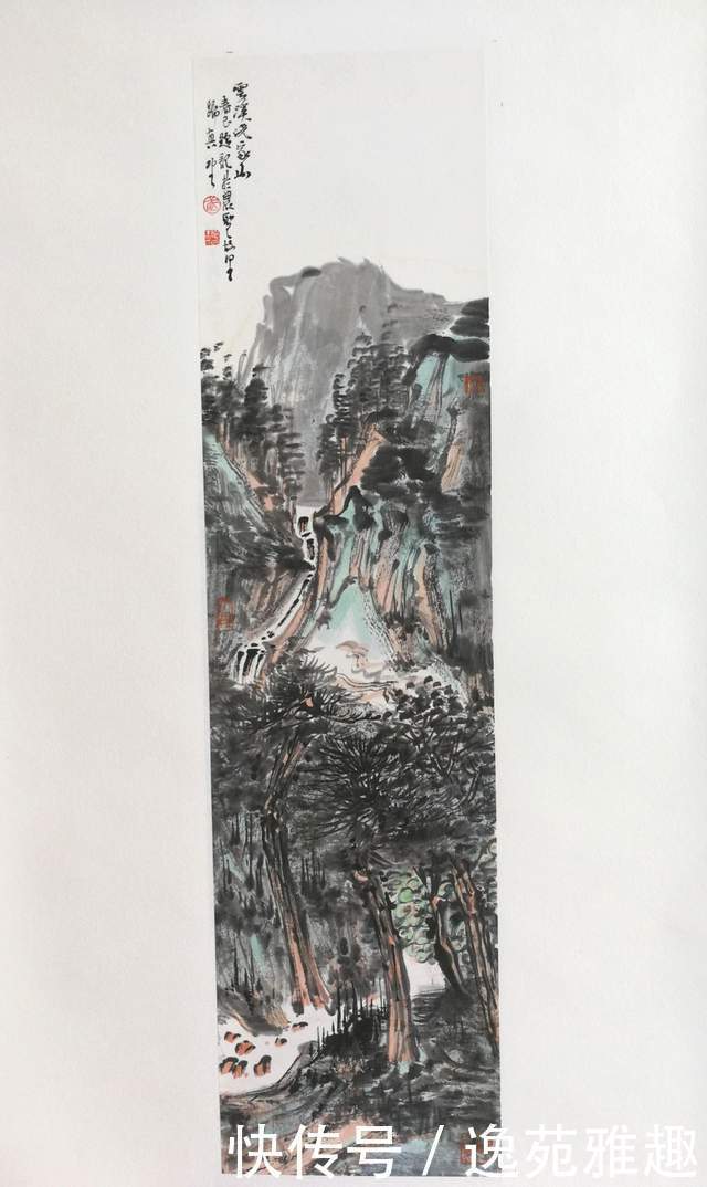  以山水为|「画作欣赏」会当凌绝顶，一览众山小，画家武春玉作品欣赏