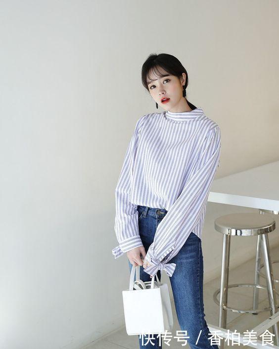 一定要必备的时尚单品!直条纹衬衫穿搭让你变身女强人!