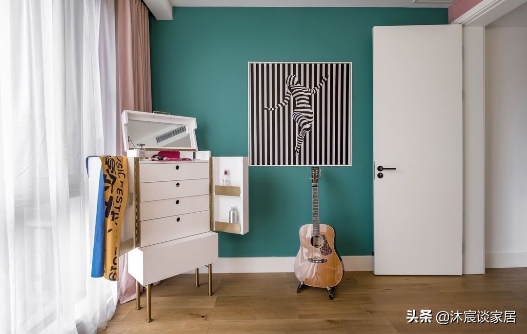 帽间|向往田园生活的夫妻俩,把家装得清爽大方,还有让人快乐的大阳台