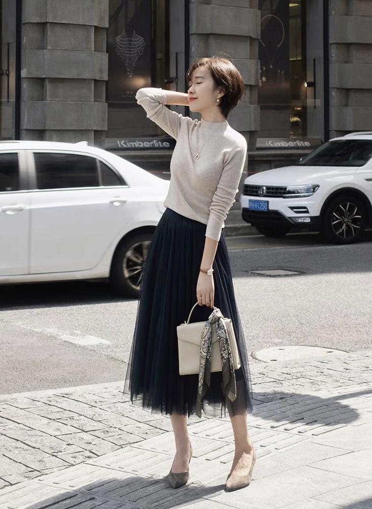 博主|针织衫的“高阶穿法”来了,入秋后看这篇就够了,优雅又有女人味