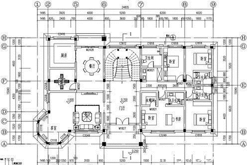 户型|五开间二层自建房布局图，看了谁还在城里买房啊