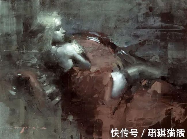 油画#艺术家杰里米·曼恩的油画,颜色既生动又大气!