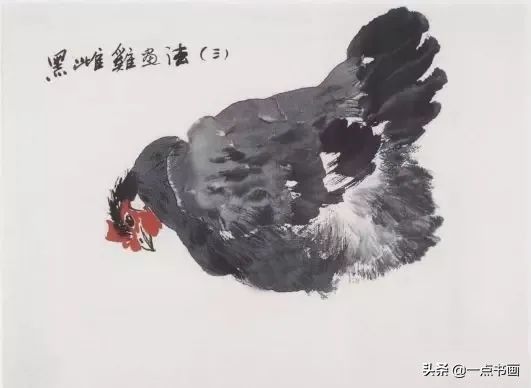 浓墨画@图文教程——写意画鸡技法