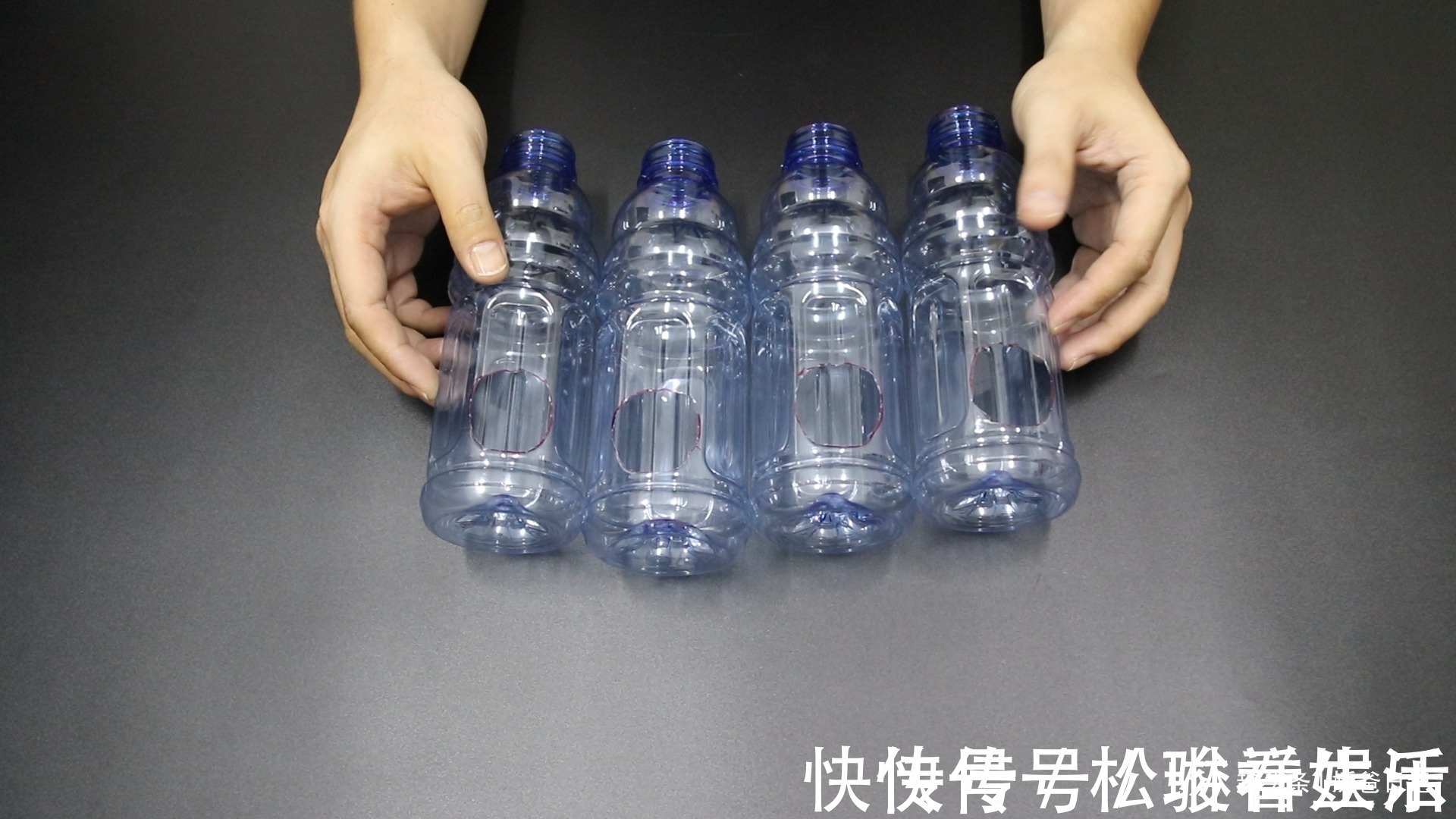 四方形|用5个塑料瓶制作一个四方形的小鱼缸,这个废品利用,太棒了