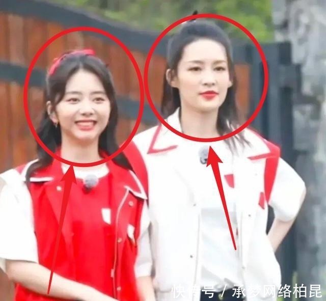 李沁|谭松韵李沁一起上跑男9，同样是30岁，生图下粉丝直呼认不出