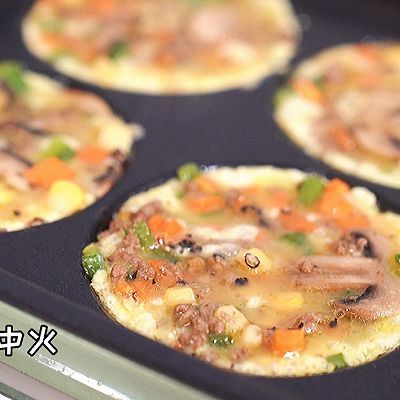 时蔬|口蘑牛肉时蔬鸡蛋饼