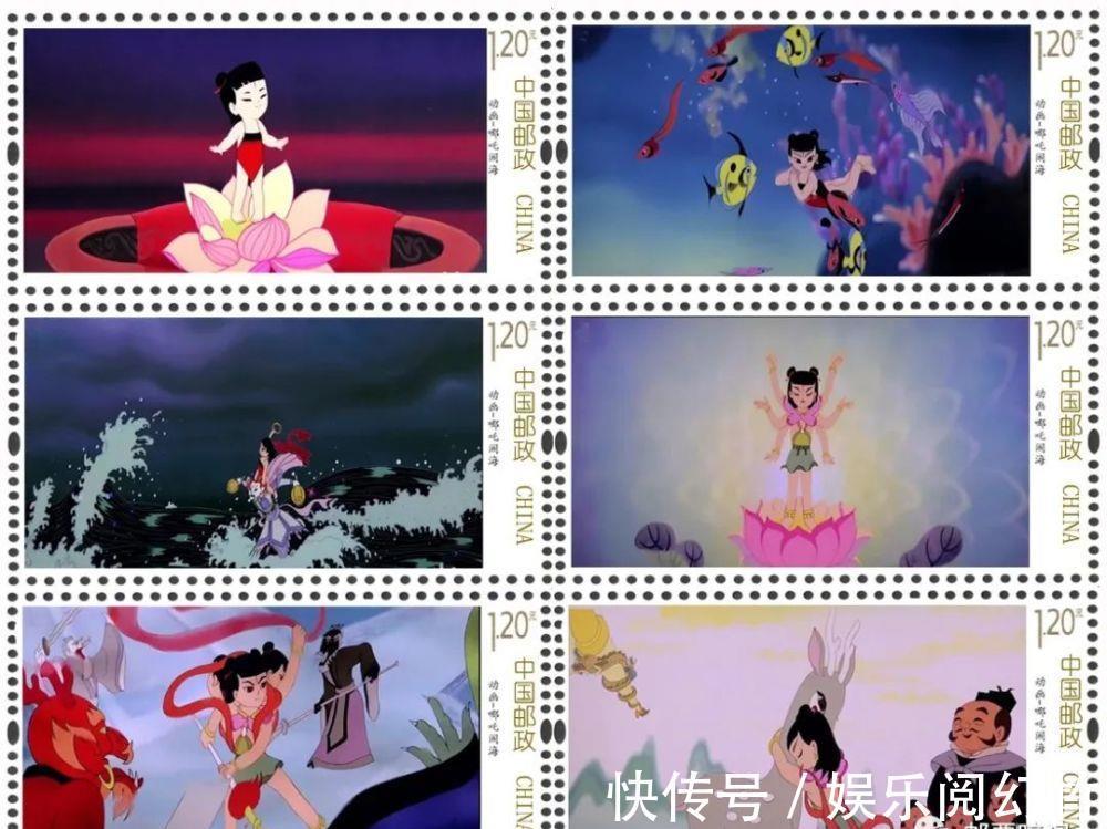 动画|动画-哪吒闹海邮票图稿来了