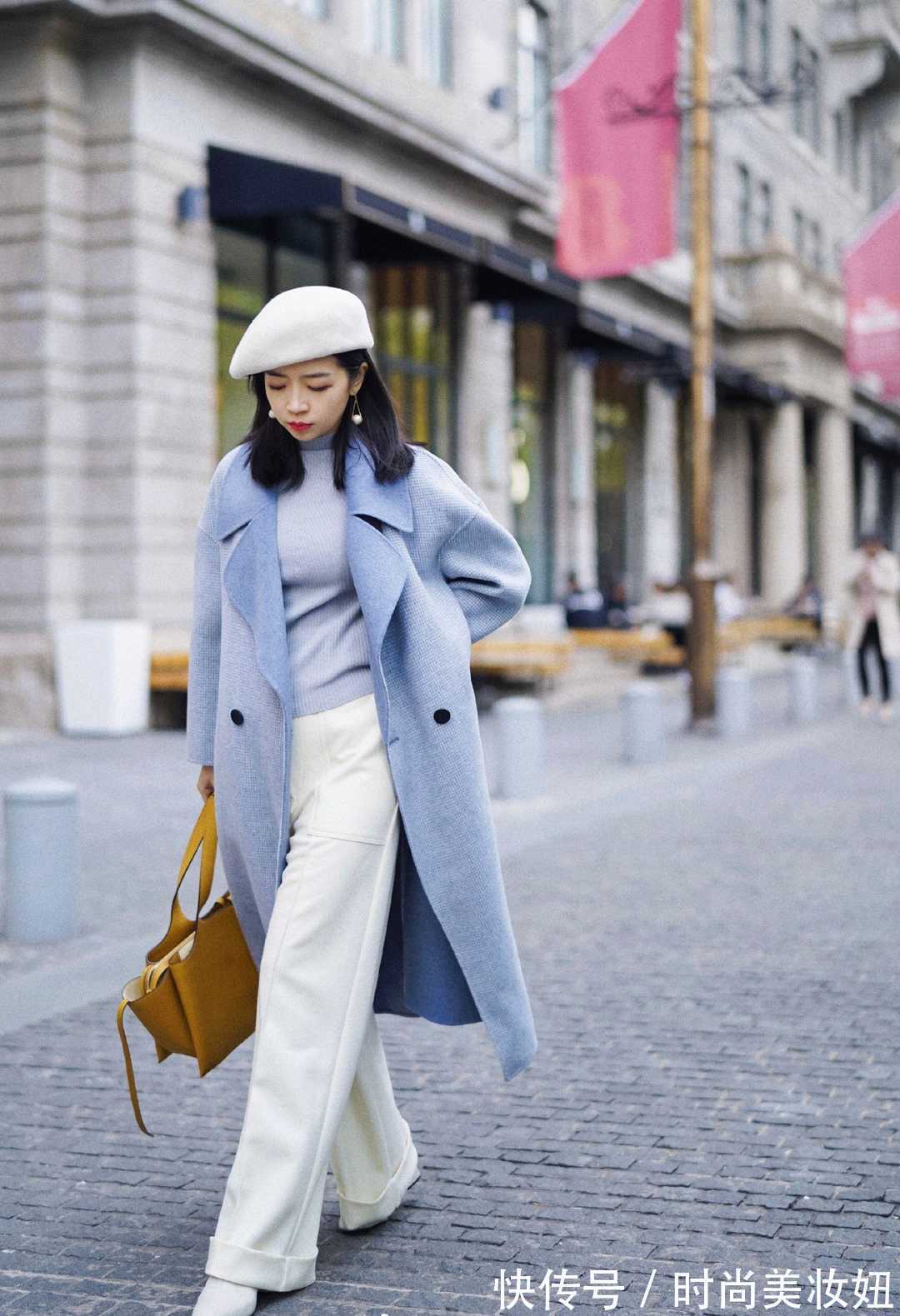 搭配 “蓝+白”是我见过最显气质的搭配,看三木治愈系穿搭,优雅气质
