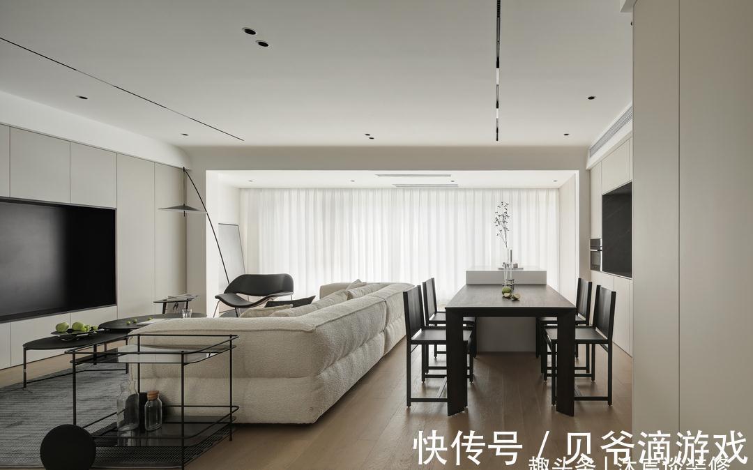横厅|40岁哥哥买下一个横厅，坚持极简装修，全屋简洁大气，太高级了