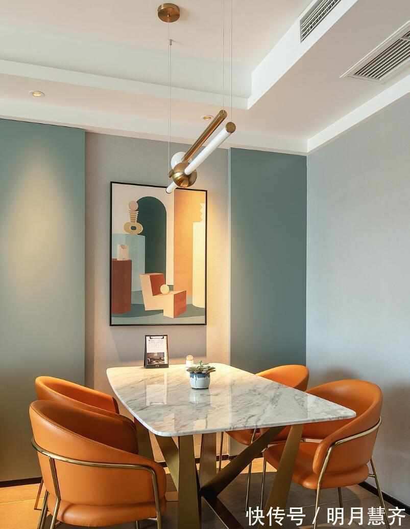 卧室|这应该是最美的撞色设计了,全屋没有丝毫的俗气,反而很精致