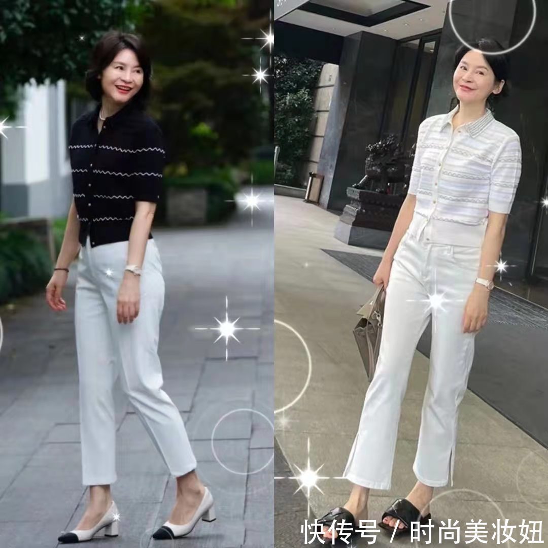 颜值|50岁女人会穿比“长相”重要，她靠穿搭提升颜值，每套都很优雅