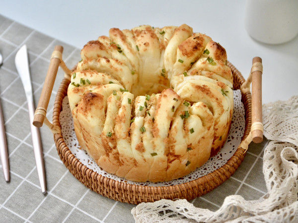 香葱肉松手撕面包