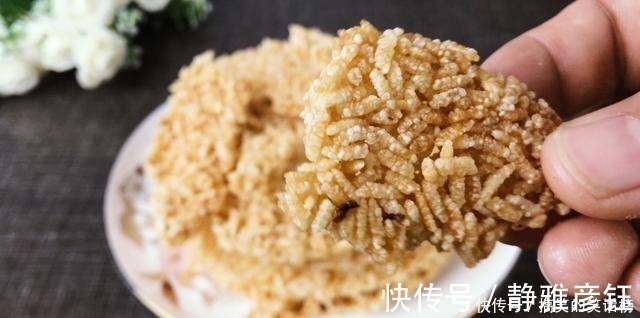米香味|糯米不要蒸着吃,教你新吃法,一次做5片,出锅孩子抢着吃,解馋