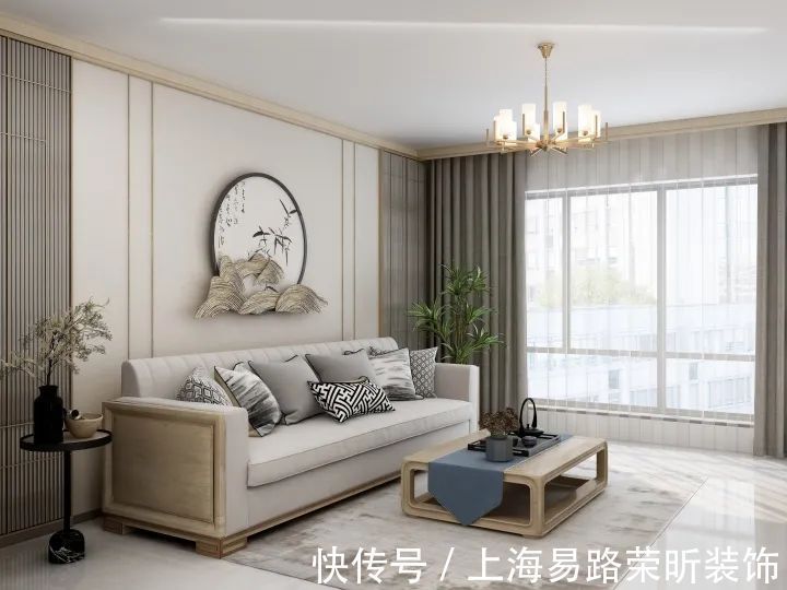 新中式|小户型不能装‘新中式’风格?凡事不能绝对,小户型新中式,一样美到骨子里