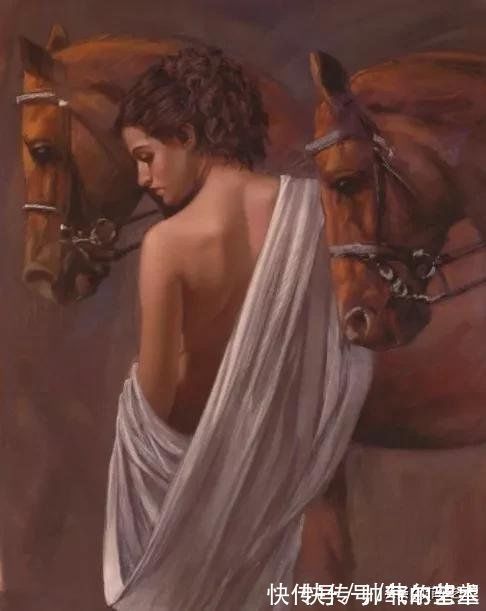 拉斐尔!南美现代古典主义风格大师米格尔油画作品中的温柔女孩