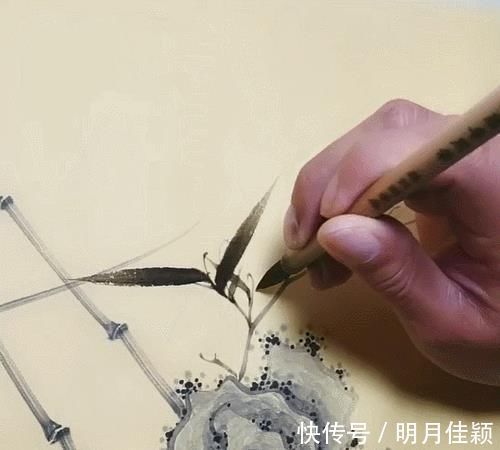 文同#26岁小伙画竹子,作品堪比郑板桥,网友:这才是真正的绘画艺术