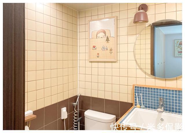 三口之家|120㎡复古风，胡桃木+白的配色干净又养眼，三口之家的简单生活！