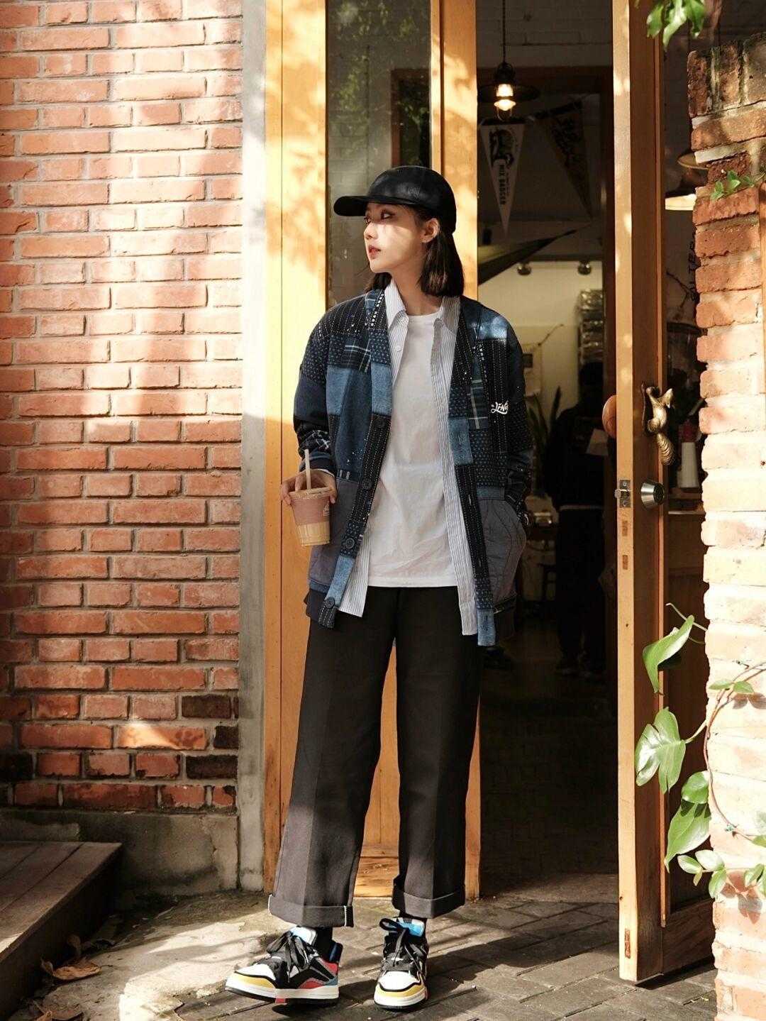 高腰|小个子女生的秋冬穿搭指南,穿上直筒裤高级减龄,显高又显瘦