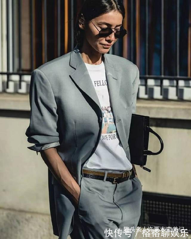 西装外套 今秋流行穿“西装外套”,学会这些高级时髦搭配,让你洋气出街