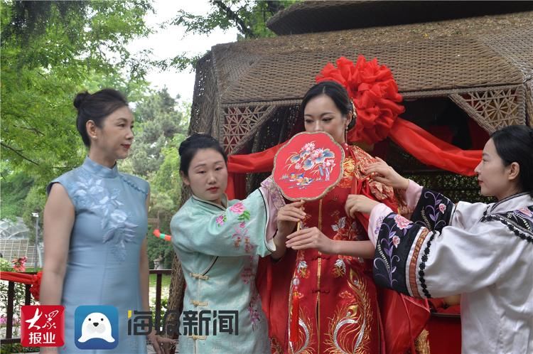 婚礼|青岛市市南区新时代文明时尚中式婚礼庭院秀在八大关启幕