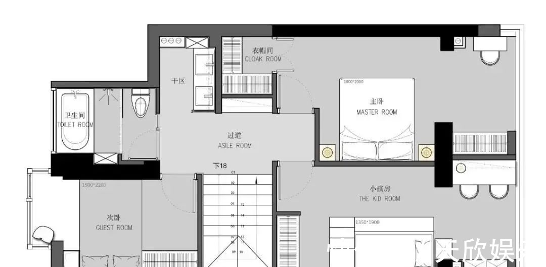 客厅|135㎡现代简约,高级时尚黑白灰,生活舒适而唯美
